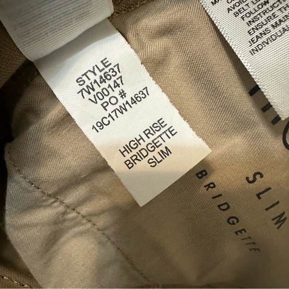 Lucky Brand High Rise Slim Bridgette Leopard Print Cropped Straight Jean 2 /26 - Picture 11 of 11